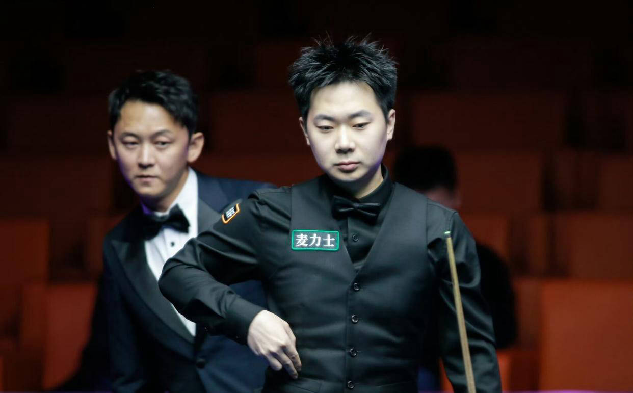 领先, 而吕昊天则, 级四强的选 领先, 而吕昊天则, 级四强的选